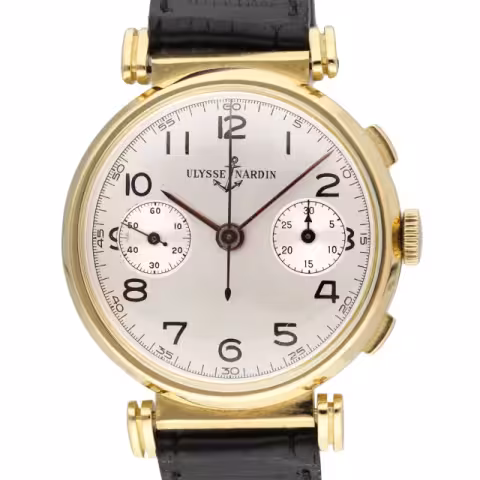 ULYSSE NARDIN VINTAGE CHRONOGRAPH YELLOW GOLD 18KT