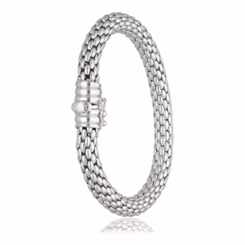 BRACELET FOPE FLEX WHITE GOLD 18KT 25.4GR LENGHT 19CM
