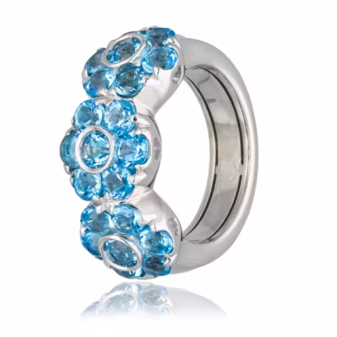 RING PASQUALE BRUNI WHITE GOLD 18KT TOPAZ SIZE 14 / 54