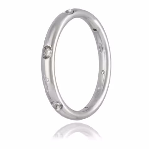 RING POMELLATO IN WHITE GOLD 18KT SIZE 13 / 53 WEIGHT 2.7GR