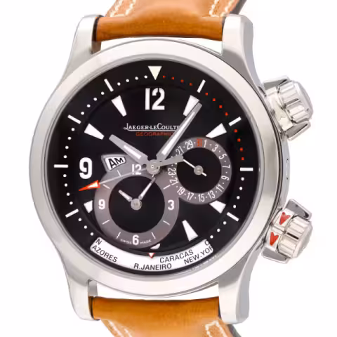 MASTER COMPRESSOR GEOGRAPHIC 146.8.83 STAINLESS STEEL BLACK DIAL 42MM